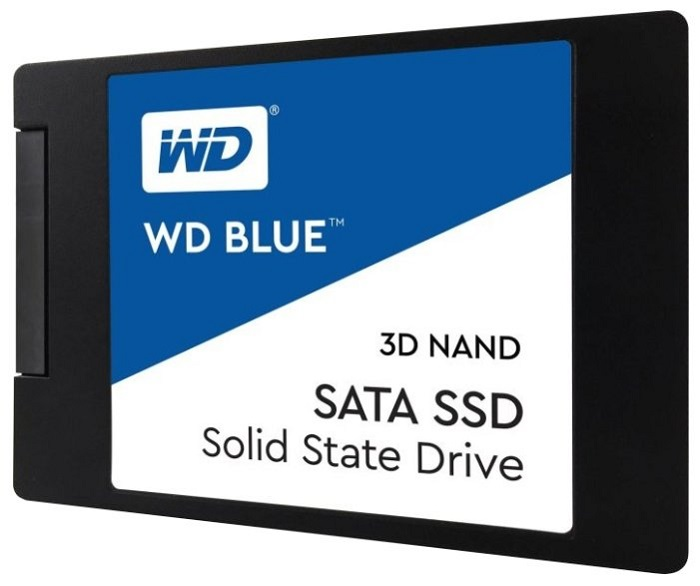 Western Digital SSD BLUE 1Tb SATA-III 2,5”/7мм 3D NAND WDS100T2B0A (аналог WDS100T1B0A)
