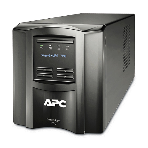 APC Smart-UPS 750VA/500W, Line-Interactive, LCD, Out: 220-240V 6xC13, SmartSlot, USB, HS User Replaceable Bat, Black, 3(2) y.war. (REP: SUA750I)
