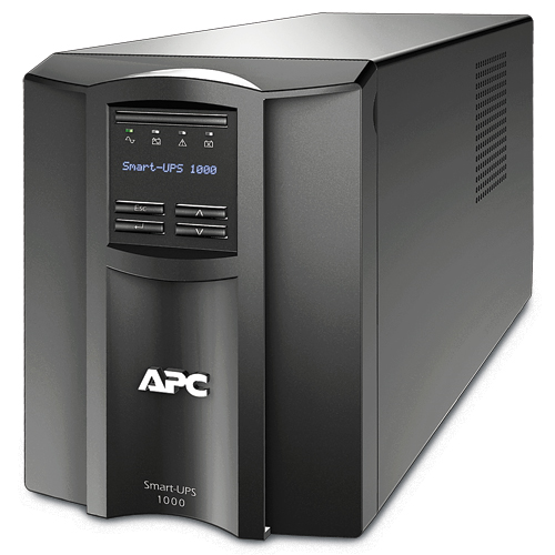 APC Smart-UPS 1000VA/670W, Line-Interactive, LCD, Out: 220-240V 8xC13 (4-Switched), SmartSlot, USB, HS User Replaceable Bat, Black, 3(2) y.war. (REP: SUA1000I)