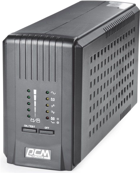Powercom SMART KING PRO+, Line-Interactive, 700VA/490W, Tower, IEC, USB