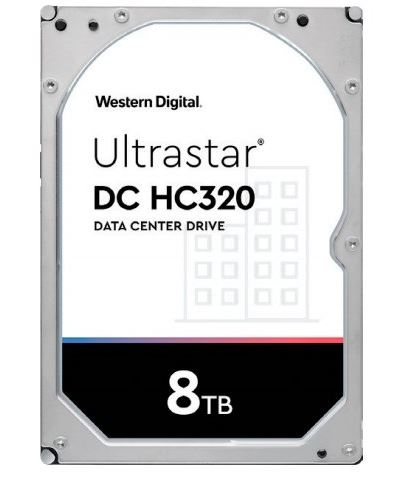 Western Digital Ultrastar DC HС320 HDD 3.5" SAS 8Tb, 7200rpm, 256MB buffer, 512e (HUS728T8TAL5204 HGST)