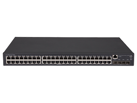 HPE 5130 48G 4SFP+ EI Switch (48x10/100/1000 RJ-45 + 4x1/10G SFP+, Managed static L3, Stacking, IRF, 19')