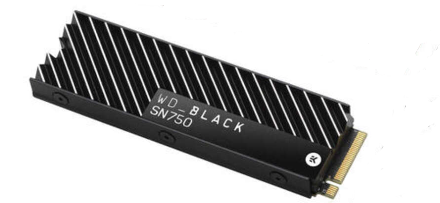 Western Digital SSD BLACK NVMe 500Gb M2.2280 WDS250G2X0C
