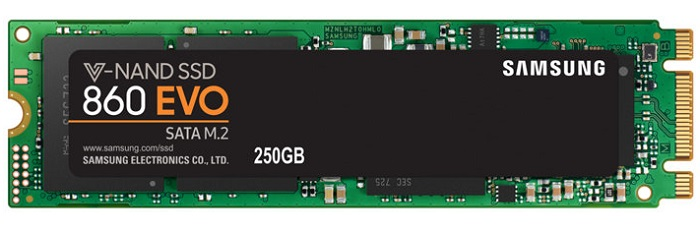 SSD M.2 2280 (SATA) 500 Gb Samsung 860 EVO (R550/W520MB/s) (MZ-N6E500BW)