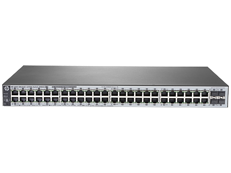 HPE 1820 48G Switch (48 ports 10/100/1000 + 4 SFP, WEB-managed, fanless) (repl. for J9660A)