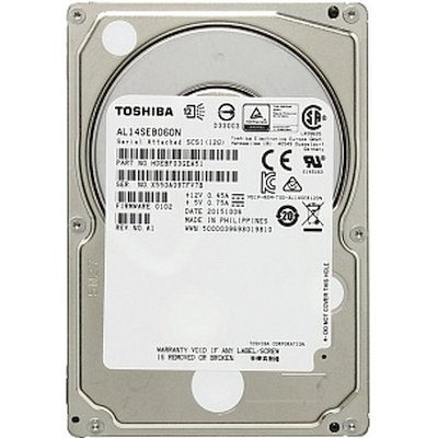 Toshiba Enterprise HDD 2.5" SAS   600Gb, 10000rpm, 128MB buffer