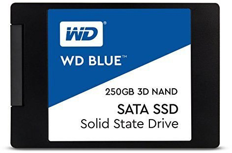 Western Digital SSD BLUE 250Gb SATA-III 2,5”/7мм 3D NAND WDS250G2B0A (аналог WDS250G1B0A)