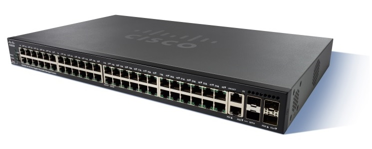 Cisco SG350X-48MP 48-port Gigabit POE Stackable Switch