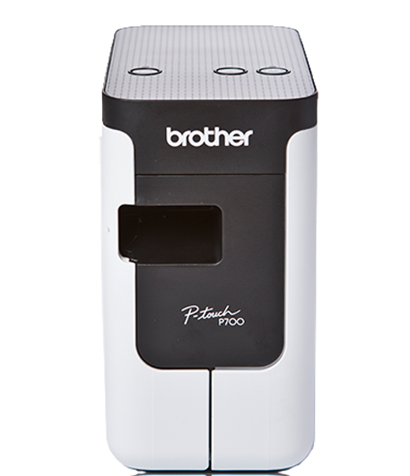 Brother PT-P700, ленты TZE/HSE до 24 мм, кол-во строк любое, 30 мм/сек, автонож, USB, печать ШК