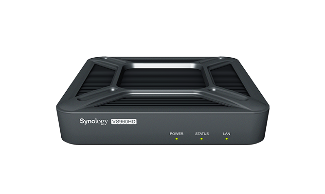 Synology VisualStation, 1xHDMI 4k and 1xHDMI 1080p, 1x USB 3.0, 2x USB2.0, Gigabit LAN x1, up to 96 channels of real-time IP camera streams/3YW