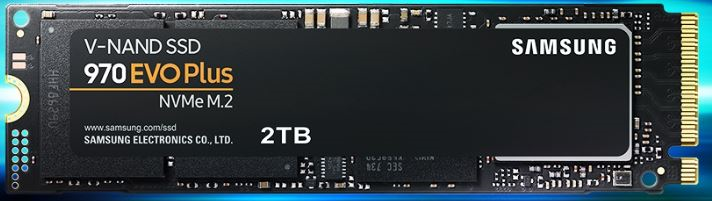 SSD M.2 (PCI-E NVMe) 2Tb (2048GB) Samsung 970 EVO plus (R3500/W3300MB/s) (MZ-V7S2T0BW analog MZ-V7E2T0BW)